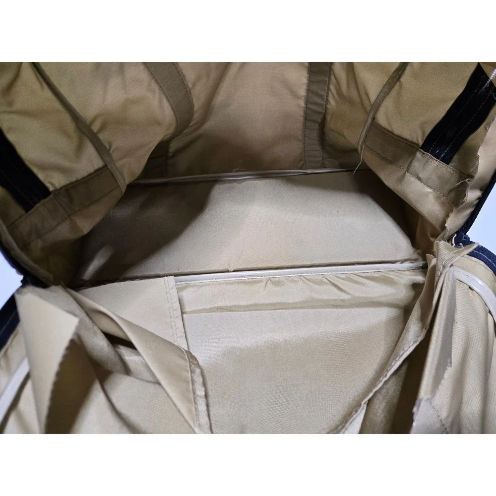 WTVS 56 PBS Detroit Tan Duffel Bag & Watch Vintage Promo TV‎ Public Media